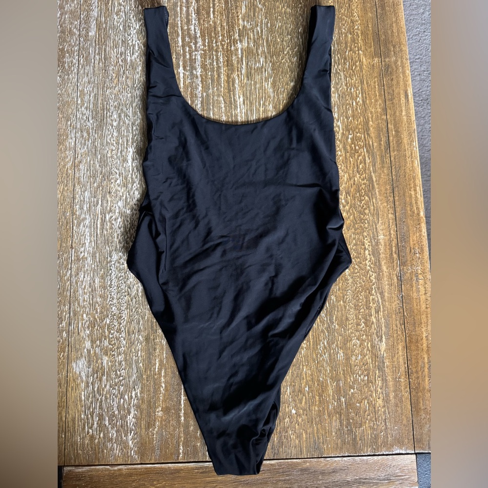 Aerie Elegant Black One-Piece Swimsuit